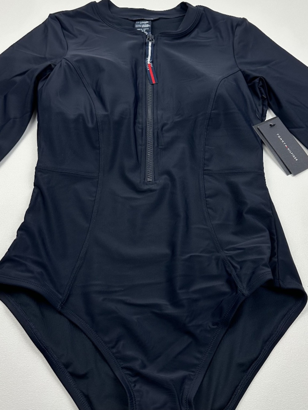 TOMMY HILFIGER FULL COVERAGE ONE PIECE SWIMSUIT - Picture 3 of 6